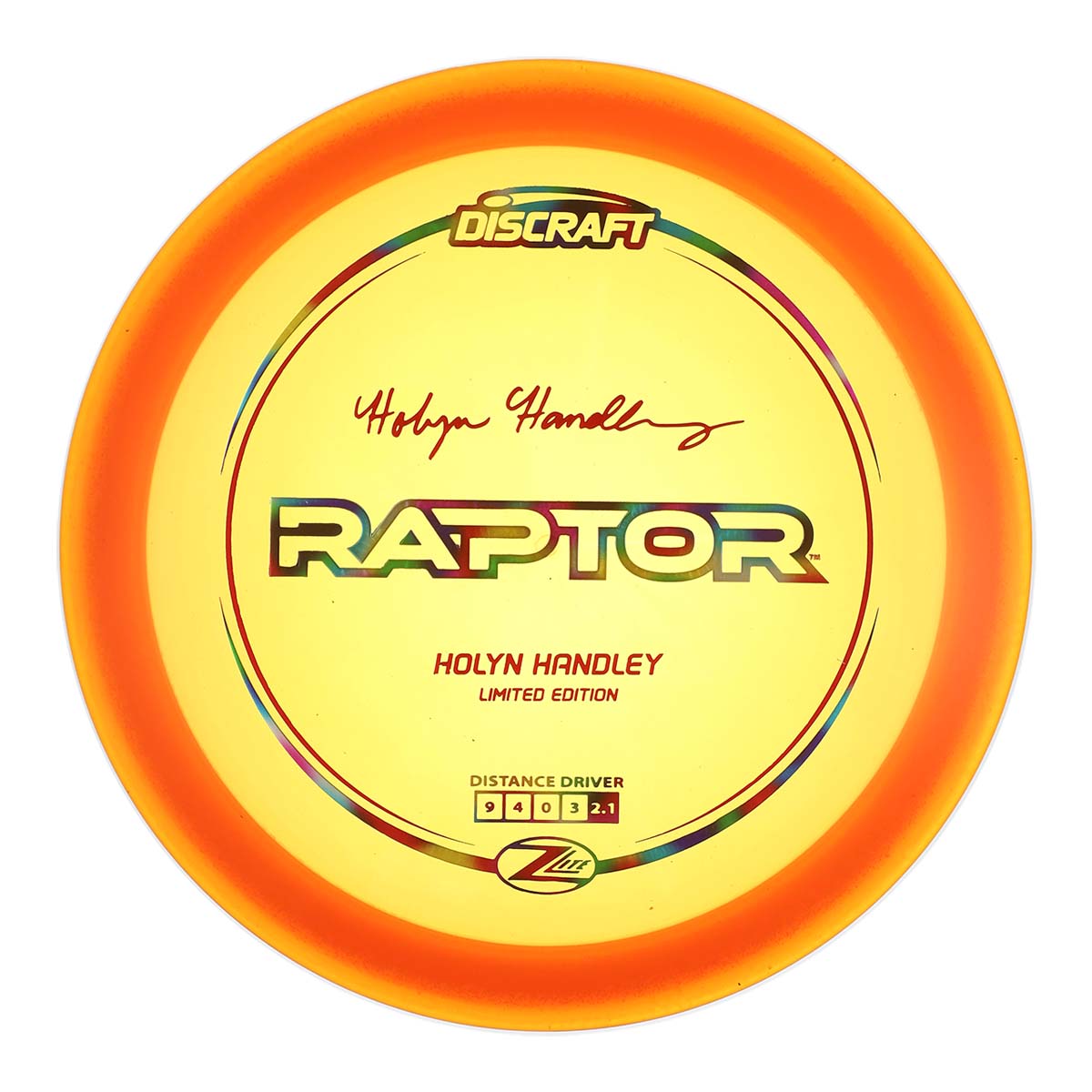 Holyn Handley Z Lite Raptor – Team Discraft